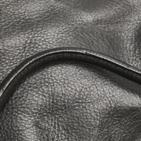 Prada triangle logo plate handbag black leather - Picture 8 of 11